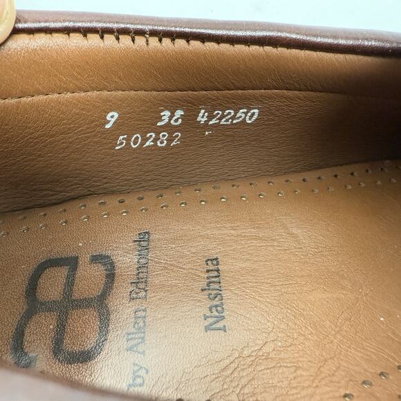 Allen‎ Edmonds Nashua 2 Tone Leather Tassel Kiltie Loafers Size 9 3E Extra Wide - Picture 12 of 12